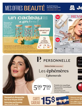Circulaire Jean Coutu - Mes Offres Beauté Circulaire Jean Coutu - Mes Offres Beauté